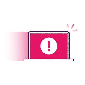 Laptop Warning